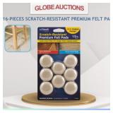 16-PIECES SCRATCH-RESISTANT PREMIUM FELT PADS