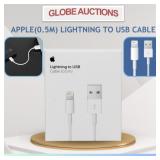 APPLE(0.5-M) LIGHTNING TO USB CABLE