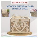 WOODEN BIRTHDAY CARD ENVELOPEï¿½BOX