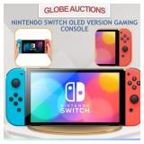 NINTENDO SWITCH OLED VERSION CONSOLE W/ ADAPTER