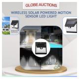 WIRELESS SOLAR POWERED MOTION SENSOR LED LIGHT