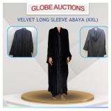 VELVET LONG SLEEVE ABAYA (XXL)