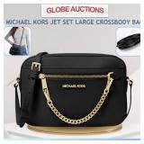 MICHAEL KORS JET SET LARGE CROSSBODY BAG(MSP:$498)