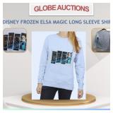 DISNEY FROZEN ELSA MAGIC LONG SLEEVE SHIRT(SIZE:8)