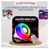 12-W WIRELESS SMART LED PARTY BULB W/ SPEAKER