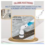 MULTI-FUNCTION LONG HANDLE E-SCRUBBER+BRUSH HEAD