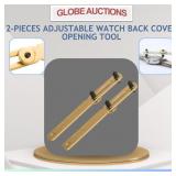 2-PCS ADJUSTABLE WATCH BACK COVER OPENING TOOL