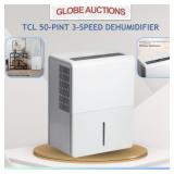 LIKE NEW TCL 50-PINT 3SPEED DEHUMIDIFIER(MSP:$352)