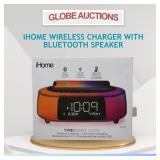 NEW iHOME TIMEBOOST GLOW CHARGER + BT SPEAKER
