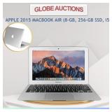APPLE 2015 MACBOOK AIR(8-GB,256-GB SSD,i5)+CHARGER