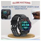 HEART RATE SWEAT-PROOF SPORTS GEAR SMARTWATCH
