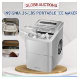 INSIGNIA 26-LBS PORTABLE ICE MAKER (MSP:$199)