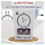 LBT 1-FT USB-C TO LIGHTNING CABLE