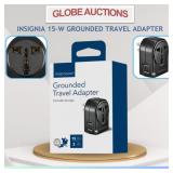 INSIGNIA 15-W GROUNDED TRAVEL ADAPTER