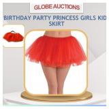 BIRTHDAY PARTY PRINCESS GIRLS KIDS SKIRT