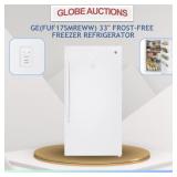 GE 33" FROST-FREE FREEZER REFRIGERATOR(MSP:$1099)