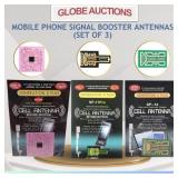 MOBILE PHONE SIGNAL BOOSTER ANTENNAS (SET OF 3)