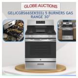 GE 5 BURNERS GAS RANGE 30" (MSP:$1199)