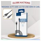 INSIGNIA 6-FT USB 2.0 TO USB MINI-B CABLE