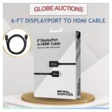 6-FT DISPLAYPORT TO HDMI CABLE