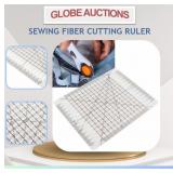 SEWING FIBER CUTTING RULER