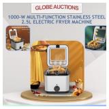1000-W MULTI-FUNCTION S.STEEL 2.5L E-FRYER MACHINE