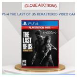 PS-4 THE LAST OF US REMASTERED VIDEO GAME