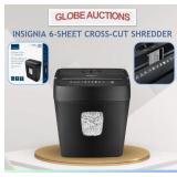 INSIGNIA 6-SHEET CROSS-CUT SHREDDER
