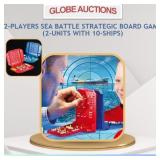 2-PLAYERS SEA BATTLE STRATEGIC BOARD GAME