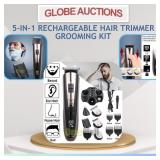 5-IN-1 RECHARGEABLE HAIR TRIMMER GROOMING KIT