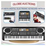 61-KEYS DIGITAL ELECTRONIC KEYBOARD WITH MIC
