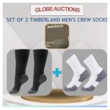 SET OF 2 TIMBERLAND MEN'S CREW SOCKS