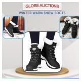 WINTER WARM SNOW BOOTS (SIZE: 6.5)