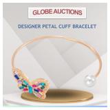 DESIGNER PETAL CUFF BRACELET