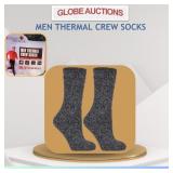 MEN THERMAL CREW SOCKS(SIZE: US 10-13)