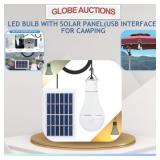 LED BULB W/ SOLAR PANEL(USB INTERFACE)FOR CAMPING