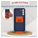 SAMSUNG GALAXY S-22 SILICONE COVER W/ STRAP