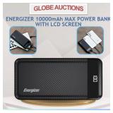 ENERGIZER 10000mAh MAX POWER BANK W/ LCD SCREEN