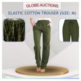 ELASTIC COTTON TROUSER (SIZE: M)
