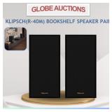LOOKS NEW KLIPSCH(R-40M)BOOKSHELF SPEAKER(MSP:$399