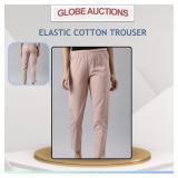 ELASTIC COTTON TROUSER(SIZE: M)
