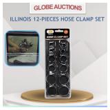 ILLINOIS 12-PIECES HOSE CLAMP SET
