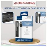 INSIGNIA 4-SLOT MEMORY CARD READER