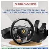 LOOKS NEW PS-5/4 T80 GAMING WHEEL+PEDAL(MSP:$170)