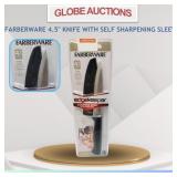 FARBERWARE 4.5' KNIFE W/ SELF SHARPENING SLEEVE