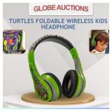TURTLES FOLDABLE WIRELESS KIDS HEADPHONE