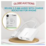 BELKIN 3.5MM AUDIO WITH CHARGE ADAPTER