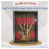 PARTY SCISSOR HAND PROP PHOTO FRAME