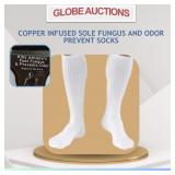 COPPER INFUSED SOLE FUNGUS AND ODOR PREVENT SOCKS