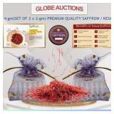 4-gm(SET OF 2 x 2-gm)PREMIUM QUALITY SAFFRON/KESAR